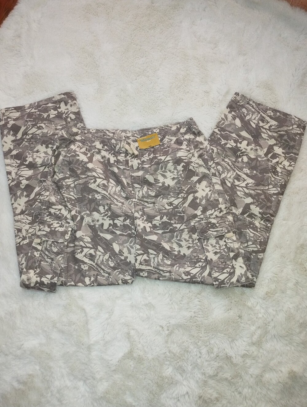 Men's Taupe Camouflage Cargo Pants - Neutral Camo